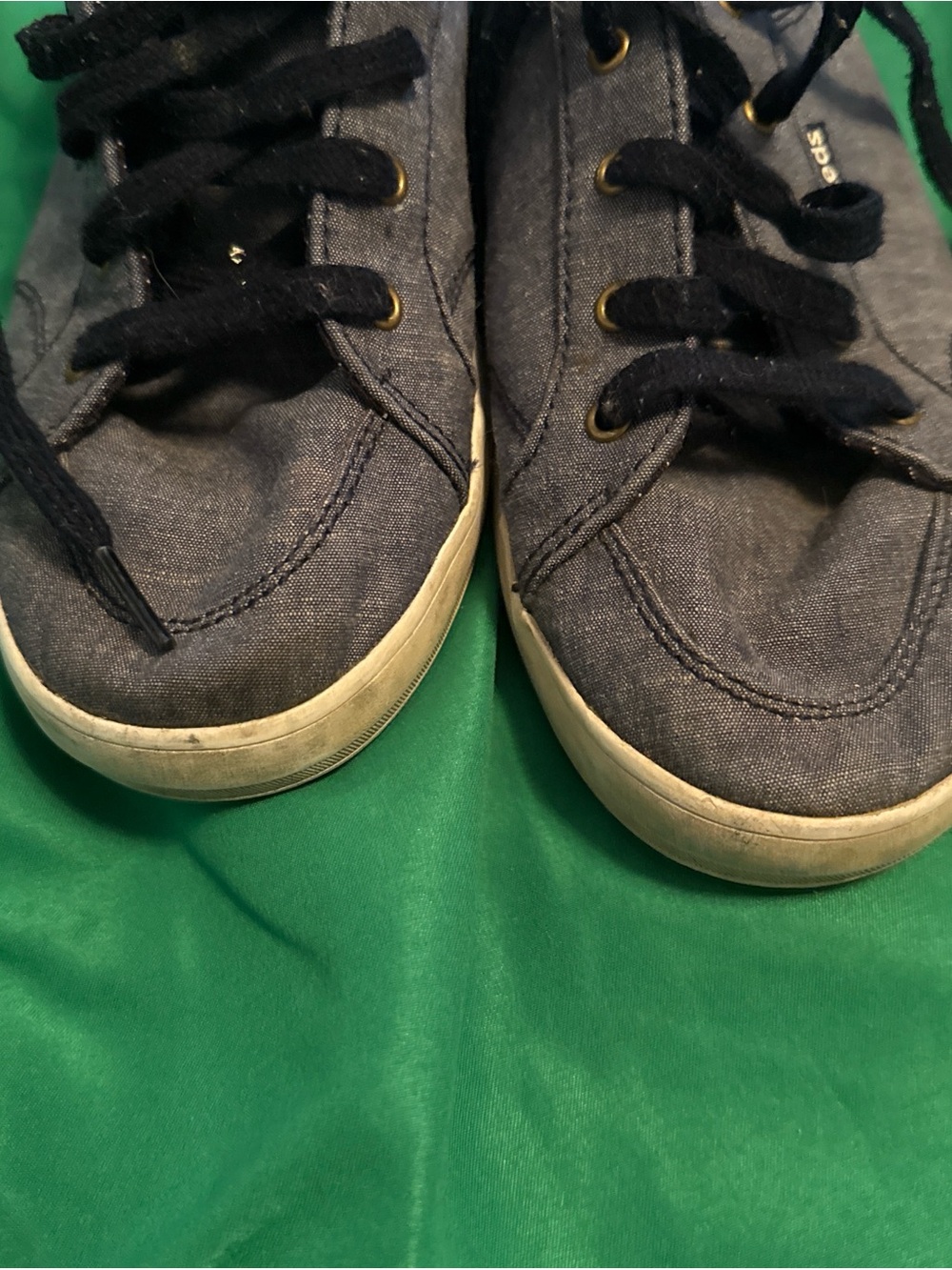 Keds Men’s Dark Gray Canvas Casual Lace-Up Sneakers - Picture 3 of 5